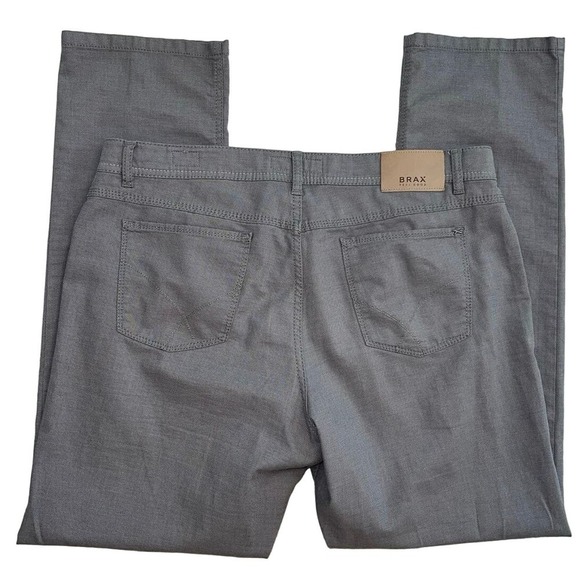 BRAX Feel Good Cooper Fancy Regular Fit Pants, Cement Gray 38/32 - Picture 4 of 9
